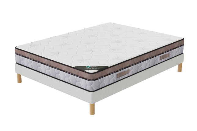 Ensemble NATURA Sommier + Matelas Memory