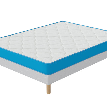 Ensemble FRESH MEMORY Sommier + Matelas 15cm