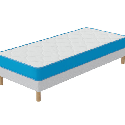 Ensemble FRESH MEMORY Sommier + Matelas 15cm