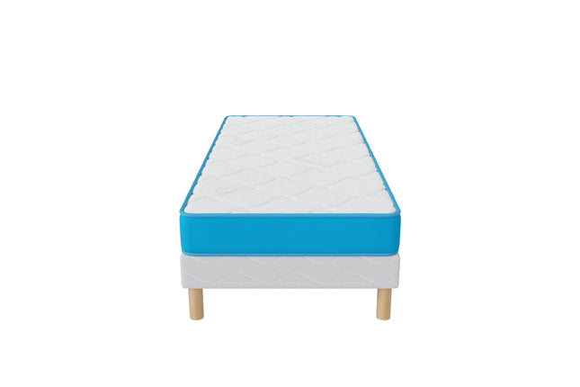 Ensemble FRESH MEMORY Sommier + Matelas 15cm