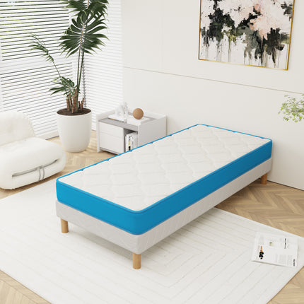 Ensemble FRESH MEMORY Sommier + Matelas 15cm