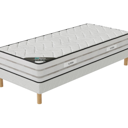 Ensemble Memory Premium Sommier + Matelas Hauteur 25cm