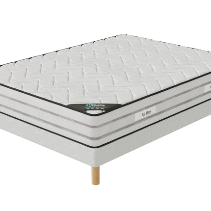 Ensemble Memory Premium Sommier + Matelas Hauteur 25cm