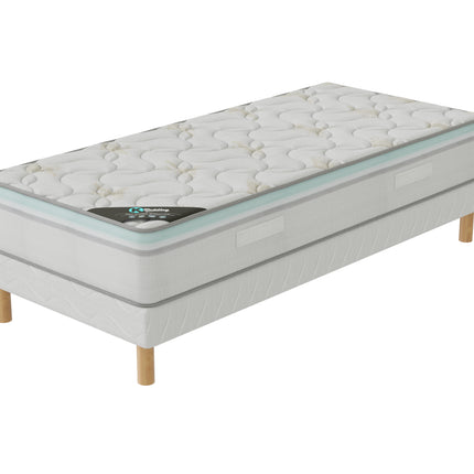 Ensemble Aloe Vera Sommier + Matelas Hauteur 27cm