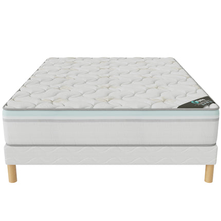 Ensemble ALOE VERA Sommier + Matelas Hauteur 27cm