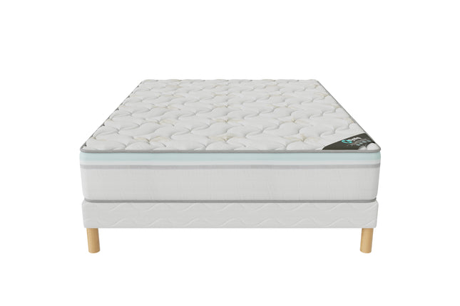 Ensemble ALOE VERA Sommier + Matelas Hauteur 27cm