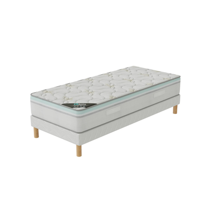 Ensemble Aloe Vera Sommier + Matelas Hauteur 27cm