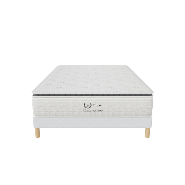 Ensemble sommier + matelas CACHEMIRE Hauteur 28cm