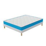 Ensemble FRESH MEMORY Sommier + Matelas 15cm