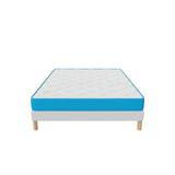 Ensemble FRESH MEMORY Sommier + Matelas 15cm