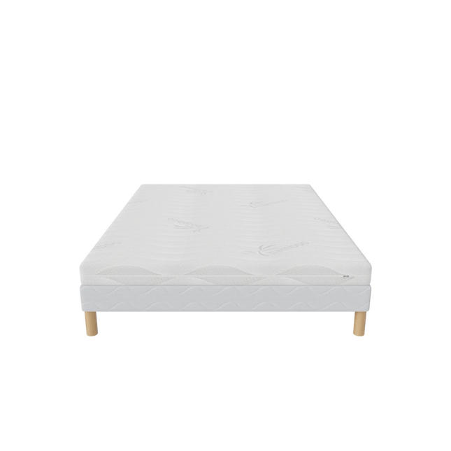 Ensemble IZY Sommier + Matelas 10cm