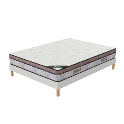 Ensemble NATURA Sommier + Matelas Memory
