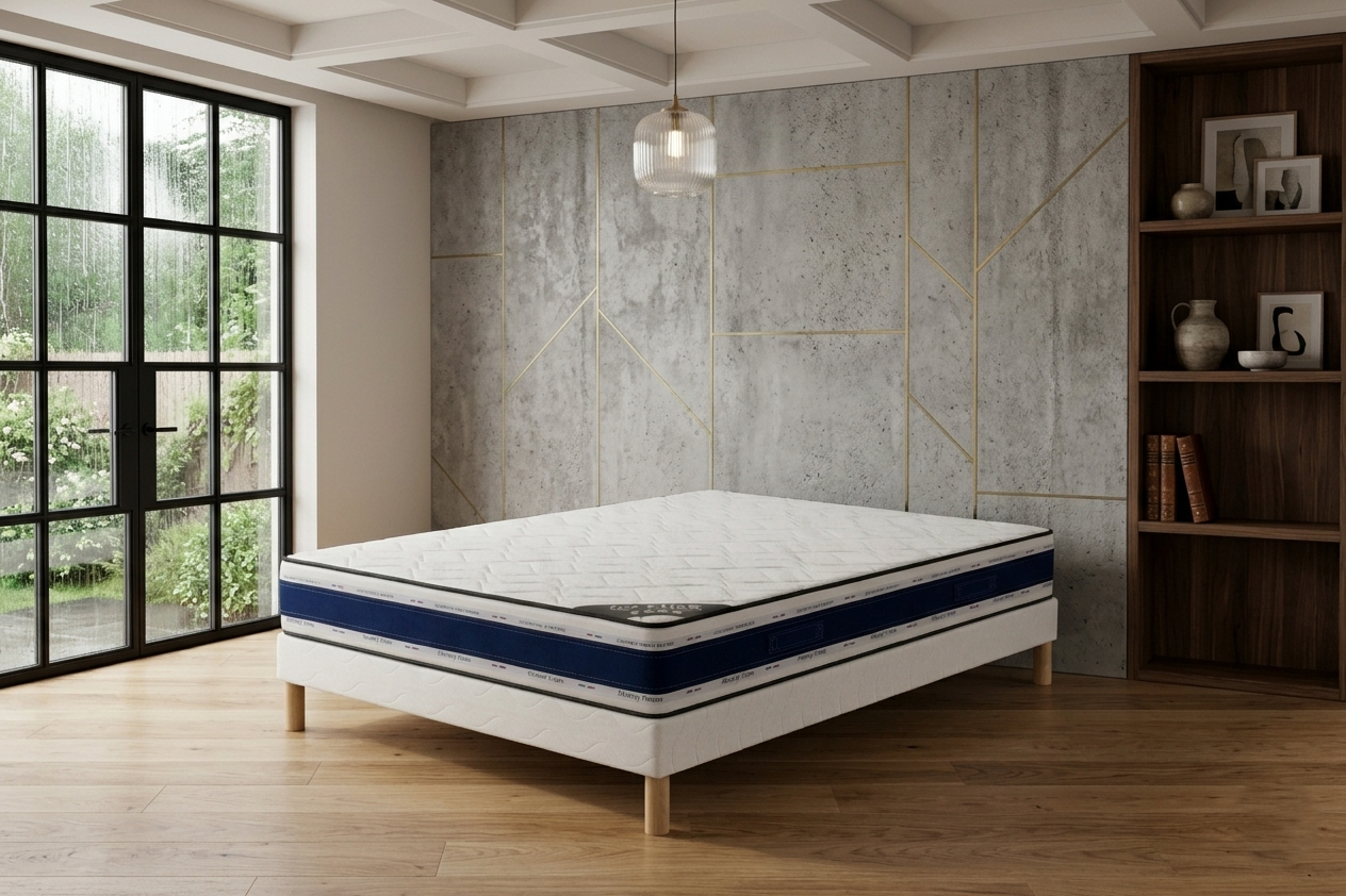 Matelas BLUE MEMORY Hauteur 22cm Mémoire de forme