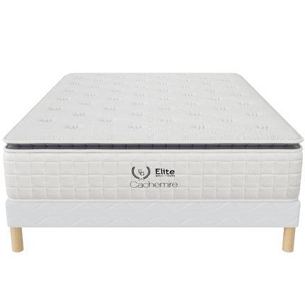 Ensemble sommier + matelas CACHEMIRE Hauteur 28cm