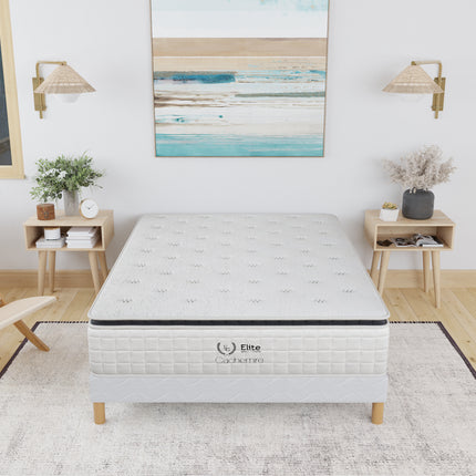 Ensemble sommier + matelas CACHEMIRE Hauteur 28cm