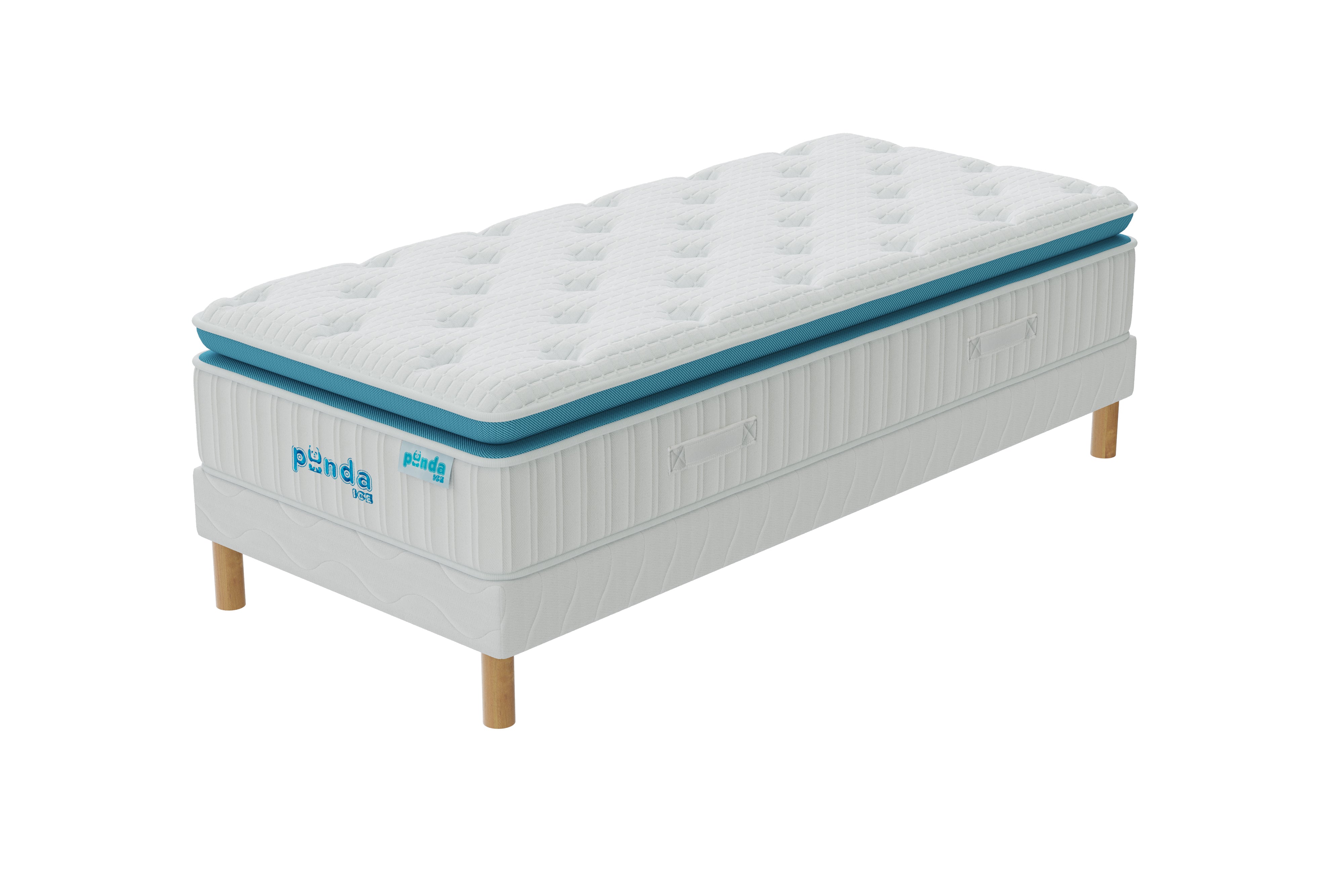 Ensemble PANDA ICE Sommier + Matelas Hauteur 30cm