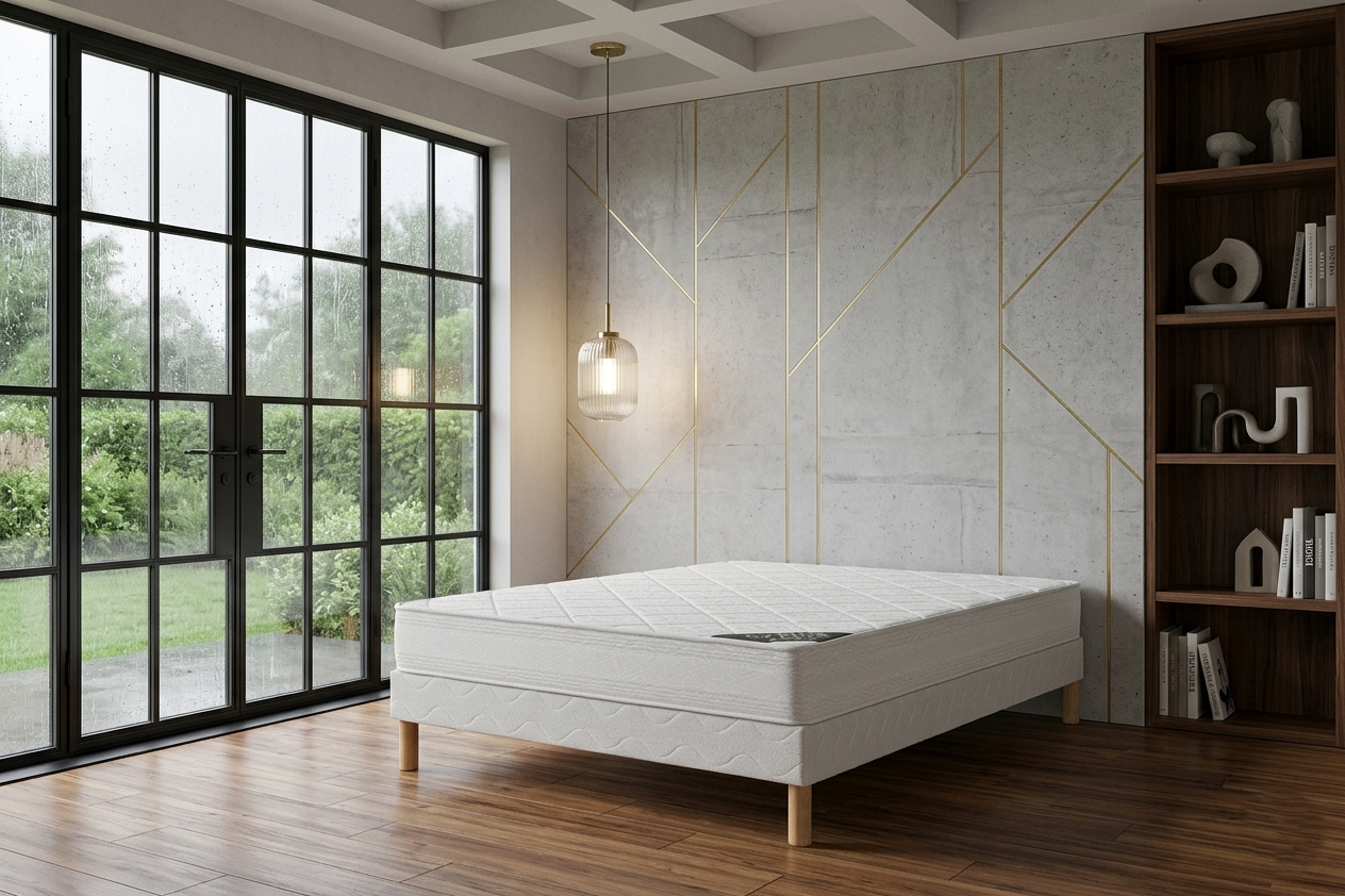 Ensemble SENSO Sommier + Matelas Hauteur 17cm